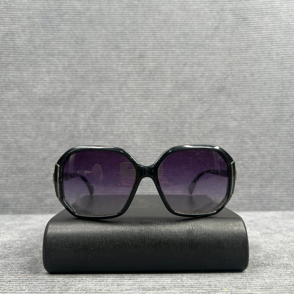 Marc By Marc Jacobs Black Square Oversized Y2k Sunglasses Purple Gradient Lens